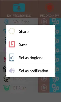 Voice Recorder & Sound Effects android App screenshot 0