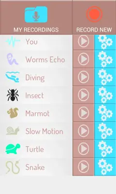 Voice Recorder & Sound Effects android App screenshot 3