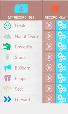 Voice Recorder & Sound Effects android App screenshot 4